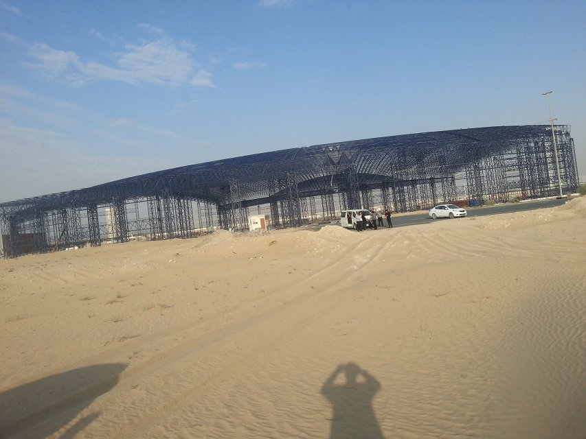 龙海大型场馆网架工程
